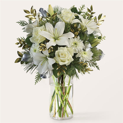 Wintry Mix Bouquet – BLOOMERS FLOWER & ASHLEY JO ANTIQUES, Corry PA