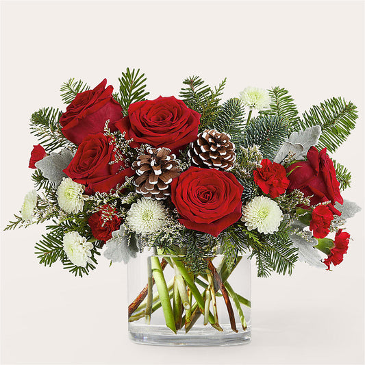 Yule Cheer Bouquet – BLOOMERS FLOWER & ASHLEY JO ANTIQUES, Corry PA