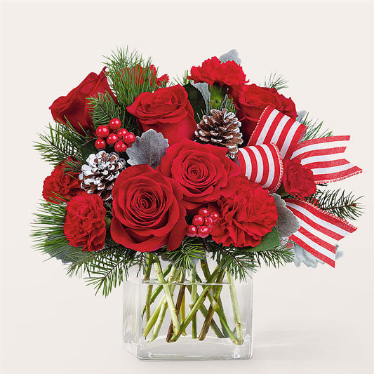 Baking Spirits Bright Bouquet – BLOOMERS FLOWER & ASHLEY JO ANTIQUES, Corry PA