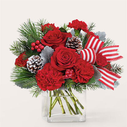 Baking Spirits Bright Bouquet – BLOOMERS FLOWER & ASHLEY JO ANTIQUES, Corry PA