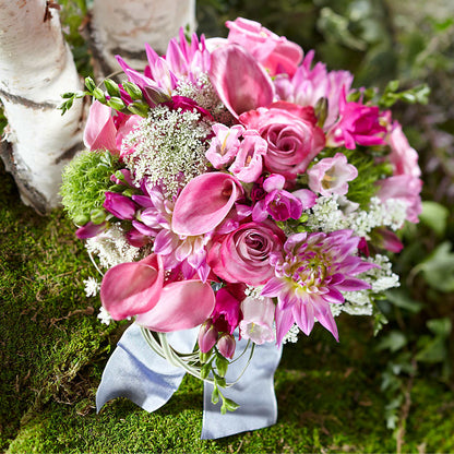 Pink Profusion Bouquet – BLOOMERS FLOWER & ASHLEY JO ANTIQUES, Corry PA