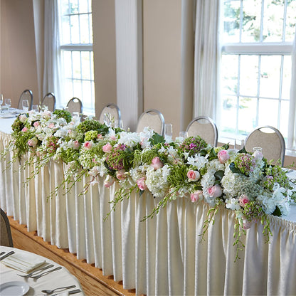 State of Joy Head Table Arrangement – BLOOMERS FLOWER & ASHLEY JO ANTIQUES, Corry PA