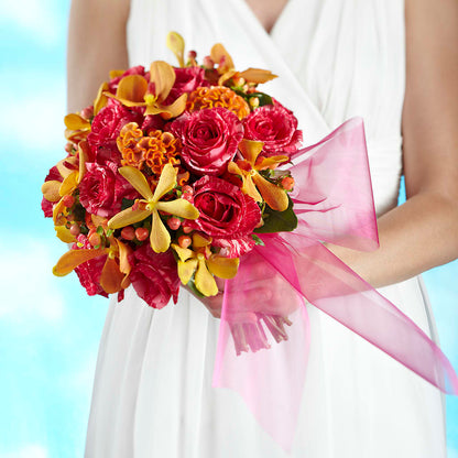 Brilliant Shades of Love Bouquet – BLOOMERS FLOWER & ASHLEY JO ANTIQUES, Corry PA