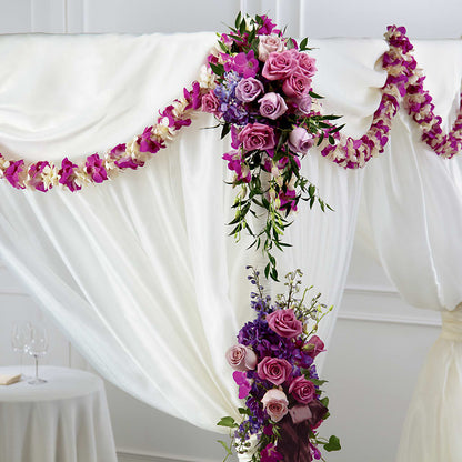 Color & Light Chuppah Decor – BLOOMERS FLOWER & ASHLEY JO ANTIQUES, Corry PA