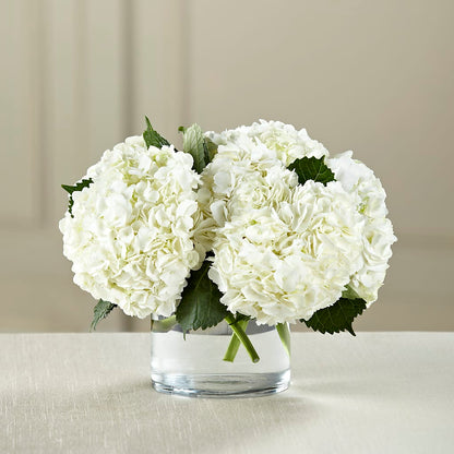 White Hydrangea Bouquet – BLOOMERS FLOWER & ASHLEY JO ANTIQUES, Corry PA